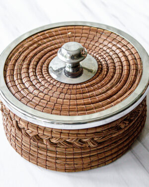 Tortillero de ocoxal con trenza