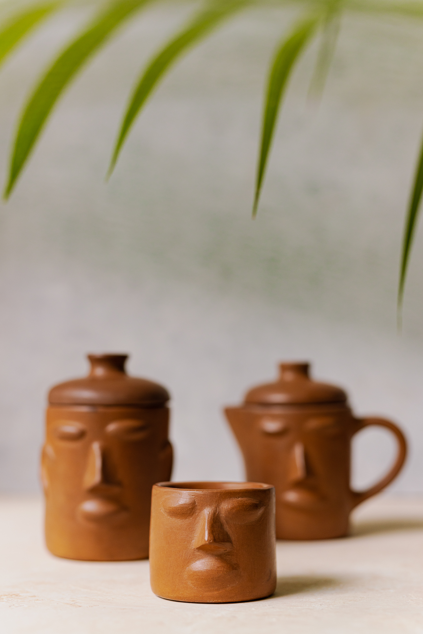 Cremera de barro bruñido