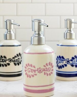 Dispensador de cerámica tradicional para jabón