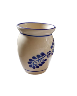 Cantarito de cerámica sol azul