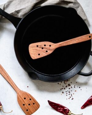 Pala orificios madera de granadillo