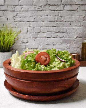 Ensaladera de madera tradicional 20 cm