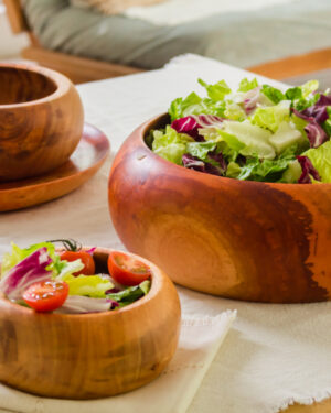 Ensaladera boleada (de llanta) de 13 cm de diámetro x 7 cm de alto