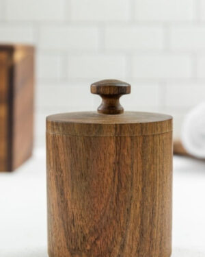 Frasco multiusos de madera.