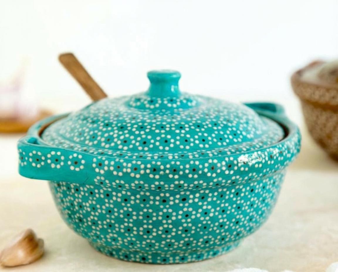 Cazuela de barro capuleado un tono - Image 2