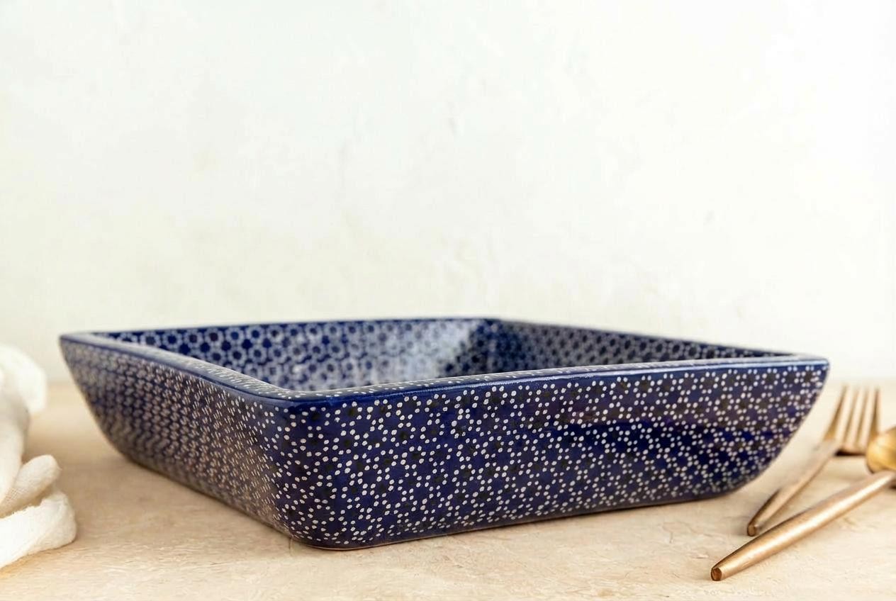 Charola cuadrada de barro capuleado un tono - Image 8