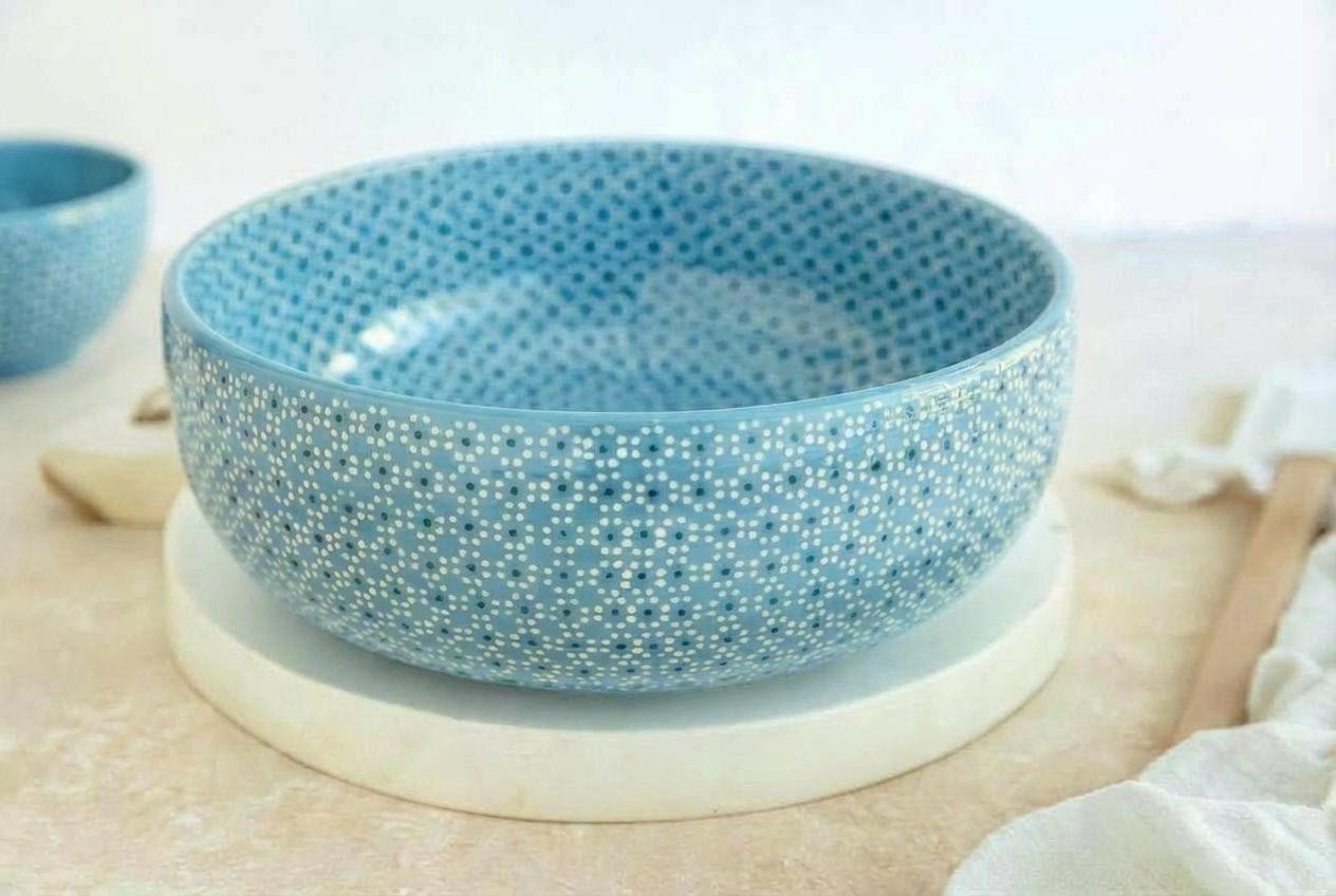 Ensaladera barro capuleado un tono - Image 2