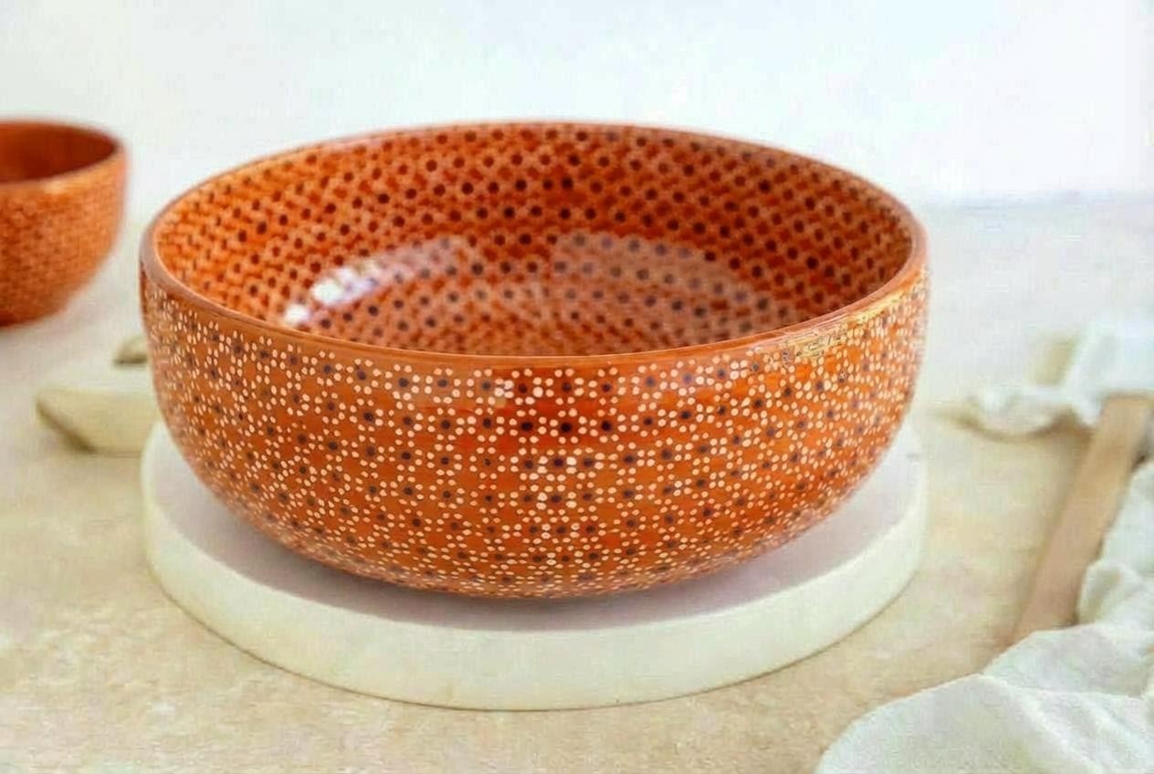 Ensaladera barro capuleado un tono - Image 5