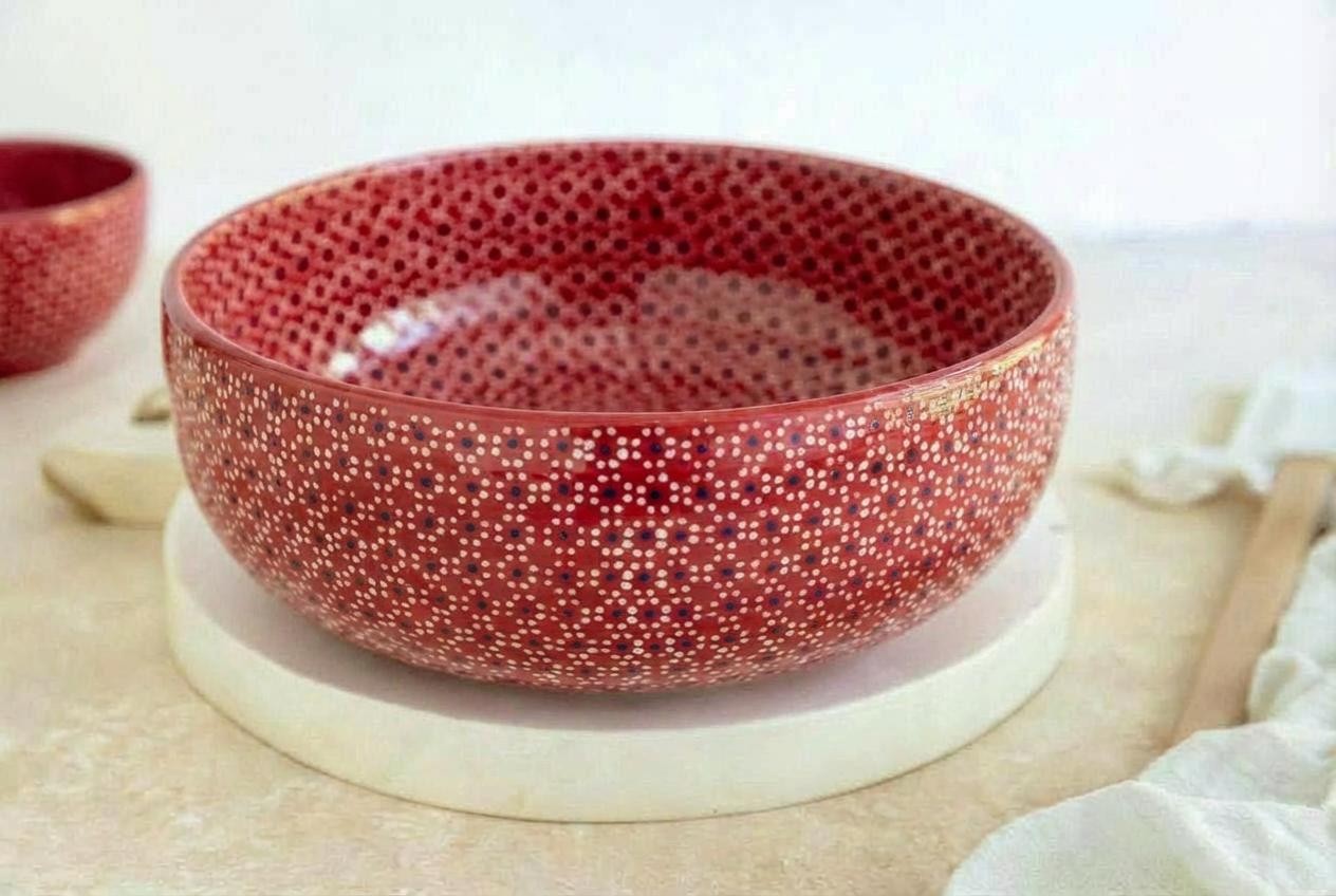 Ensaladera barro capuleado un tono - Image 6