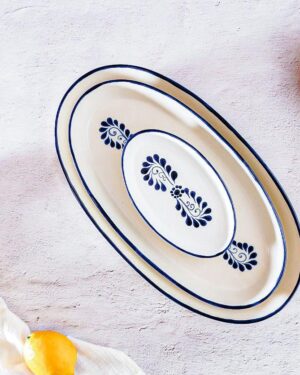 Sardinera de cerámica tradicional 20 cm.