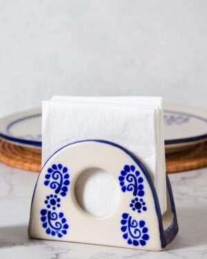 Servilletero estándar de cerámica tradicional