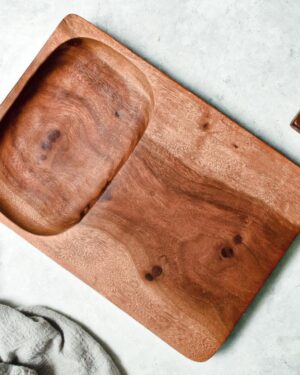 Tabla con rebaje 30x20 cm.