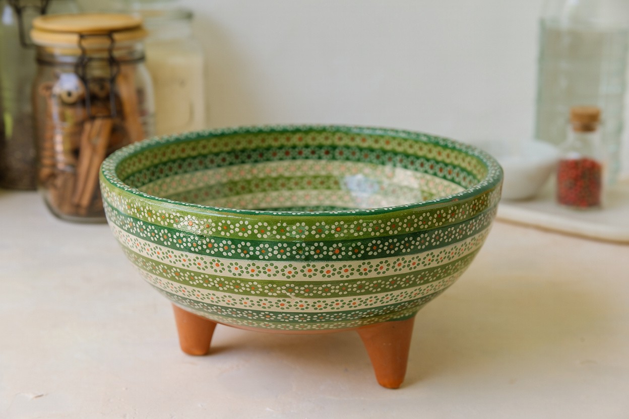 Molcajete tradicional barro capuleado arcoíris - Image 5