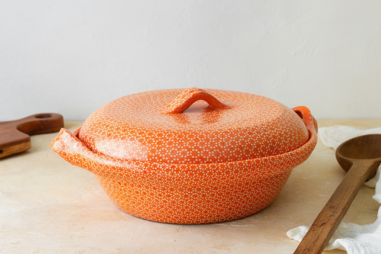 Cazuela de barro capuleado un tono - Image 11