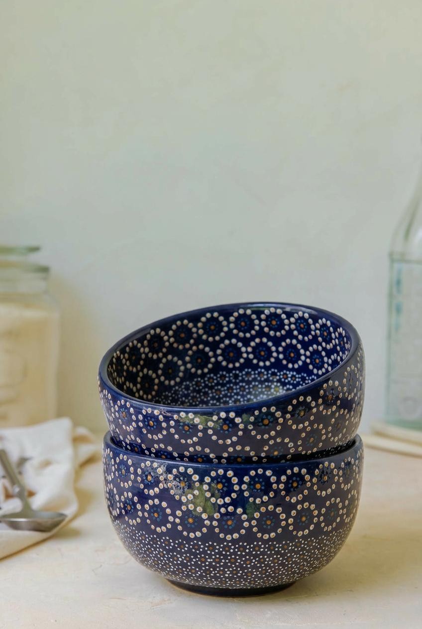 Bowl de barro capuleado flor grande 13 cm. - Image 3