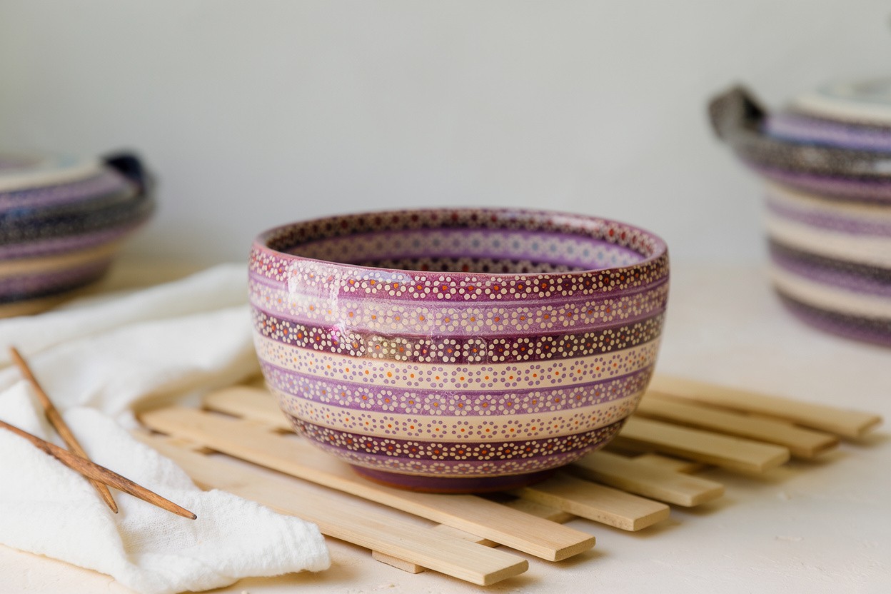 Bowl barro capuleado arcoíris 17 cm. - Image 4