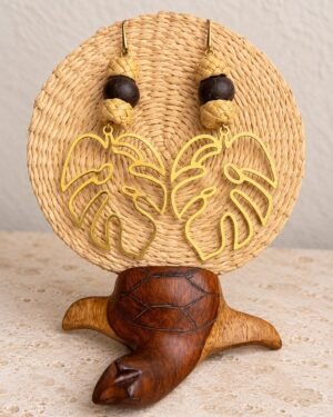 Aretes hoja