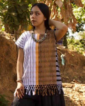 Blusa en telar de cintura